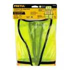 Chaleco de seguridad con cintas reflejantes, amarillo,PRETUL 3