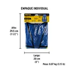 Chaleco de seguridad con cintas reflejantes, azul, PRETUL 4
