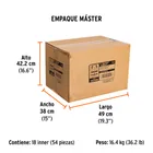 Chaleco de seguridad de alta visibilidad, naranja, M, EXPERT 6