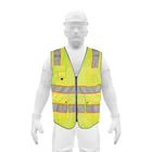 Chaleco de seguridad de alta visibilidad, amarillo,M, EXPERT 1