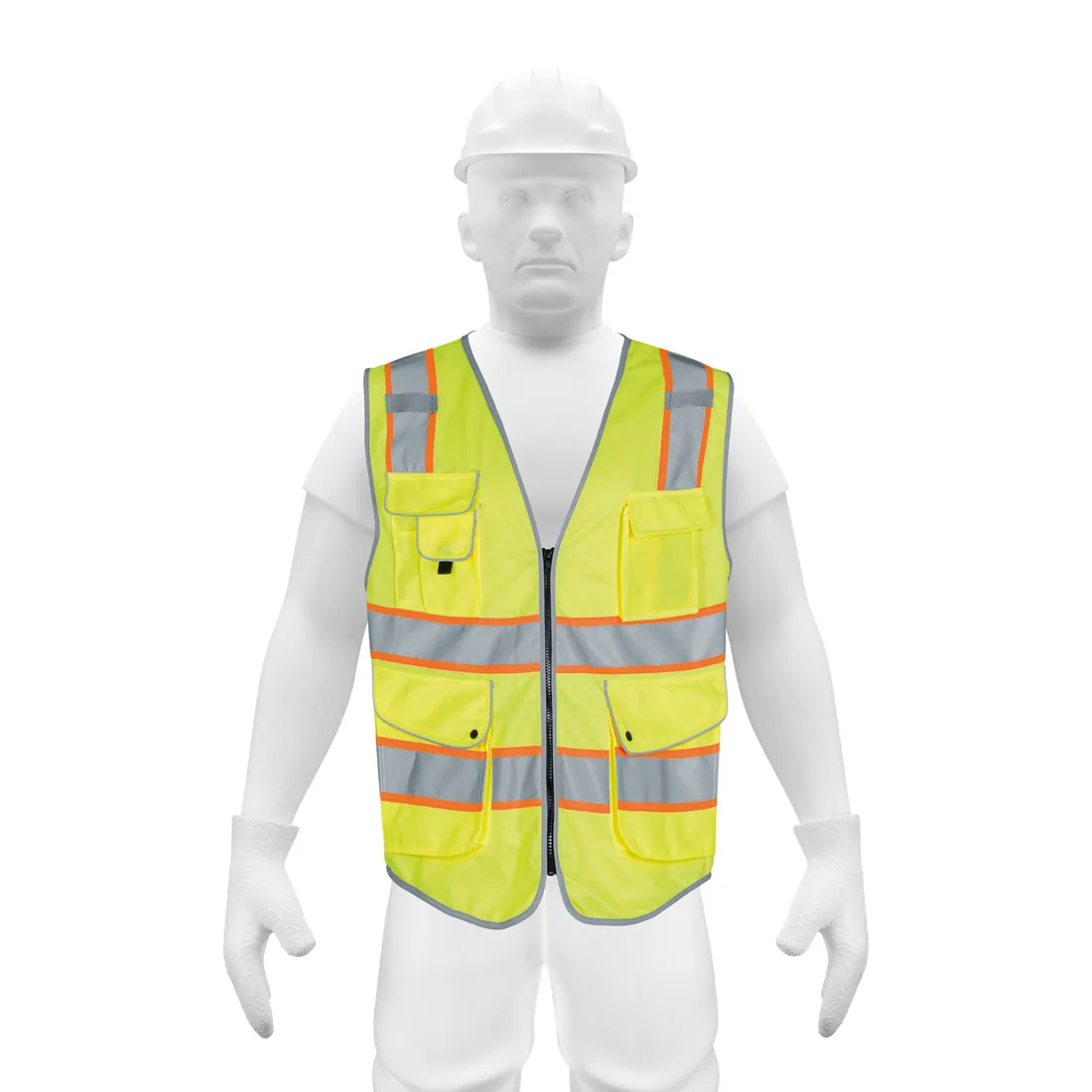 Chaleco de seguridad de alta visibilidad, amarillo,G, EXPERT