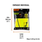 Chaleco de seguridad de alta visibilidad, amarillo,G, EXPERT 4