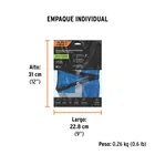 Chaleco seguridad reforzado azul con bolsas, M, EXPERT 5