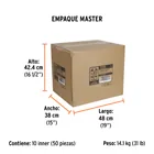 Chaleco seguridad reforzado negro con bolsas, M, EXPERT 5