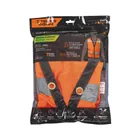 Chaleco seguridad reforzado naranja con bolsas, M, EXPERT 4