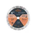 Disco de diamante de 9' x 2.7 mm, rin segmentado, TRUPER 1