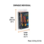 Faja lumbar naranja con cintas de alta visibilidad,M,TRUPER 5