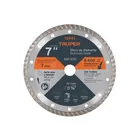 Disco de diamante de 7' x 2.8 mm, rin turbo, TRUPER 1