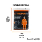 Conjunto impermeable doble capa naranja con reflejante, G 4