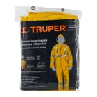 Conjunto impermeable doble capa amarillo con reflejante, G 3
