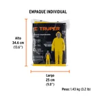 Conjunto impermeable doble capa, talla M, TRUPER 4