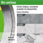 Disco de diamante de 4' x 1.8 mm, rin continuo, PRETUL 3