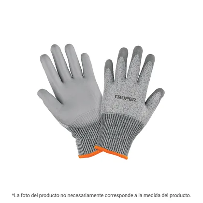 Guante Anticorte NV5 recubrimiento de poliuretano, M, TRUPER