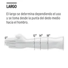 Guantes de carnaza, largos, unitalla, TRUPER 3