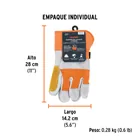Guantes de carnaza y loneta, con refuerzo, unitalla, TRUPER 5