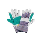 Guantes de carnaza y loneta con refuerzo, unitalla, PRETUL 1