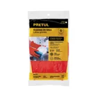 Guantes de látex para limpieza, rojos, G, PRETUL 2