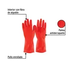 Guantes de látex para limpieza, rojos, G, PRETUL 3