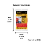 Guantes de látex para limpieza, rojos, G, PRETUL 5