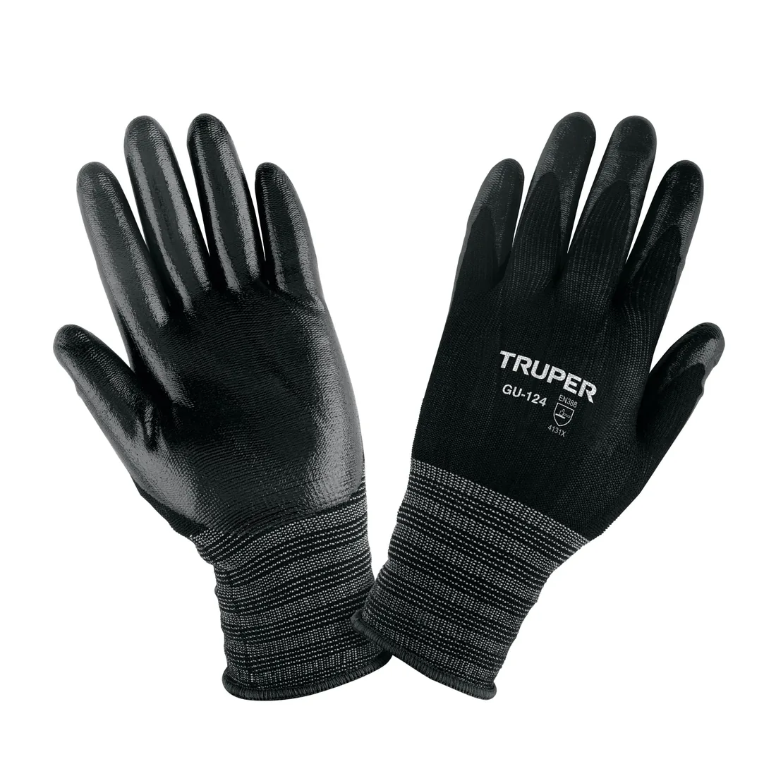 Guantes de nylon recubiertos de nitrilo, XG, TRUPER