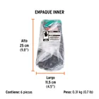 Guantes de nylon recubiertos de nitrilo, M, TRUPER 6