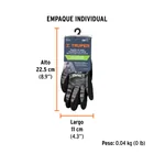 Guantes de nylon recubiertos de nitrilo arenoso, CH, TRUPER 5