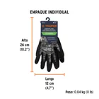 Guantes de nylon recubiertos de nitrilo arenoso, G, TRUPER 5