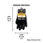 Guantes de nylon recubiertos de nitrilo, G, PRETUL 5