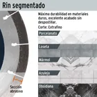 Disco de diamante de 4-1/2' x 1.3 mm, corte de porcelanato 3