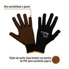 Guantes de poliéster con puntos de PVC en palma, G, TRUPER 3