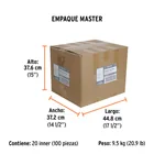 Bolsa con par de plantillas de poliuretano p/zapato talla 25 6