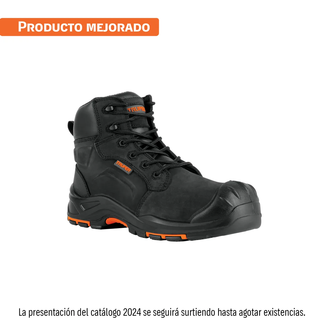 Bota de seguridad negra, #25 casquillo de aramida, TRUPER