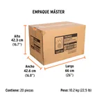 Tapón auditivo desechable con cordón, caja 100 pz 7