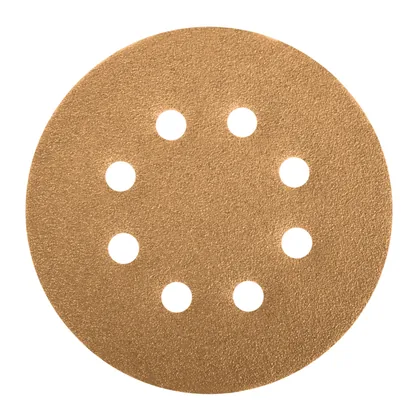 Paquete con 5 discos de lija 5' grano 320, 8 perforaciones