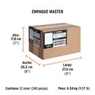 Lente sombra 12 para caretas CASO-3 y CASO-300-P, TRUPER 6