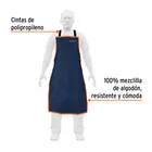 Protección para soldar, peto de mezclilla, TRUPER 2