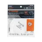 Respirador plegable N95 con válvula para partículas, TRUPER 3