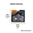 Kit respirador con cartuchos multigas, TRUPER EXPERT 3