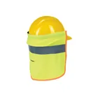Cubrenuca para casco, verde con reflejante, TRUPER 1