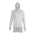 Playera protección solar, manga larga, con gorro, hombre, M 1
