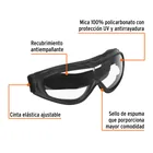 Goggles de seguridad ultra ligeros, antiempaño, TRUPER 2