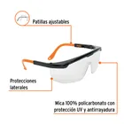 Lentes de seguridad ajustables claros c/antiempaño, Classic 2