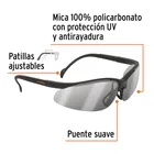 Lentes de seguridad espejo plata, TRUPER Vision 2