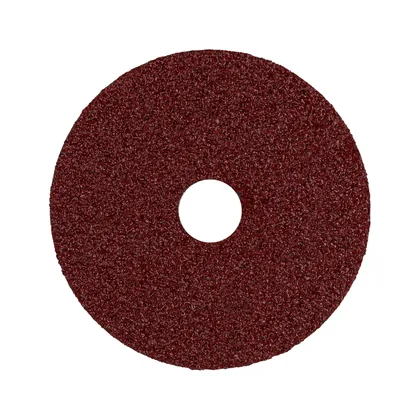 Disco de lija 4-1/2' con respaldo de fibra, grano 24, TRUPER