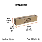 Bastón luminoso de 53 cm con luz LED y clip para cinturón 7