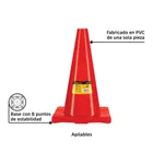 Cono de precaución de 45 cm de PVC, PRETUL 2