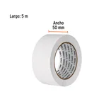 Rollo de 5m de cinta antiderrapante blanca 50mm con abrasivo 4