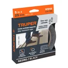 Rollo de 5 m de cinta antiderrapante negra 25mm con abrasivo 5