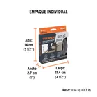 Rollo de 5 m de cinta antiderrapante negra 25mm con abrasivo 6