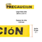 Rollo de 305 m de cinta delimitadora 'Precaución', TRUPER 2